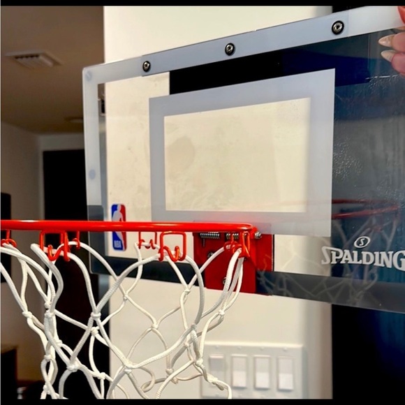 Spalding Arena Slam Jam 180 Over-The-Door Basketball Hoop - Picture 4 of 5